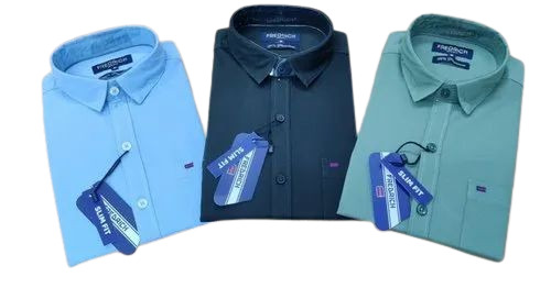 Men Multicolor Plain Shirts