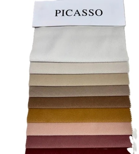 Picasso Dyed Burnout Print Suede Sofa Fabric