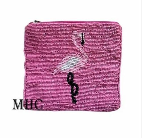 Pink Handmade Clutch Bag