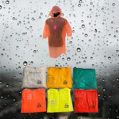 Plain Unisex Rain Poncho