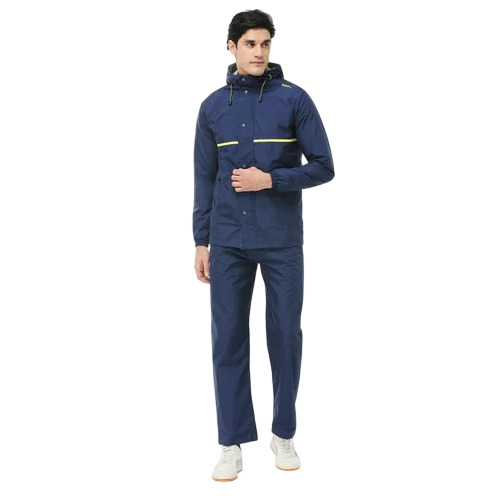 Sporty Navy Lime Rainsuit
