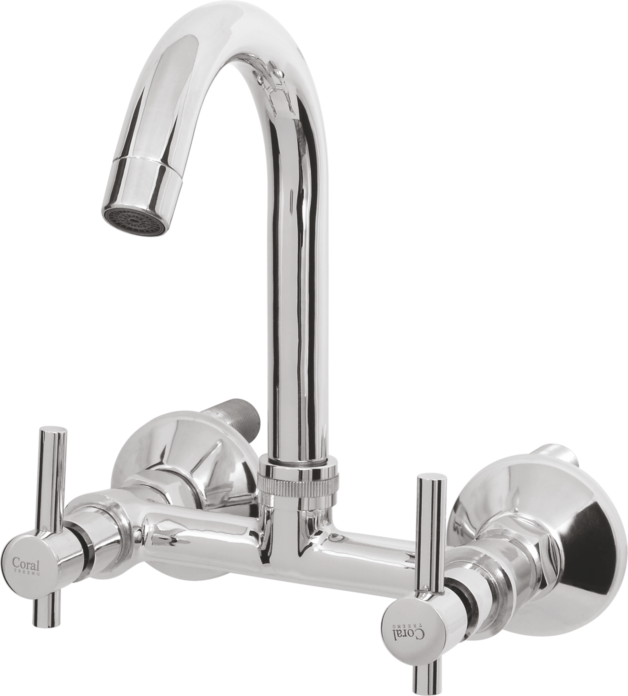 Treemo Wall Mounted Sink Mixer With Swiwel Spout