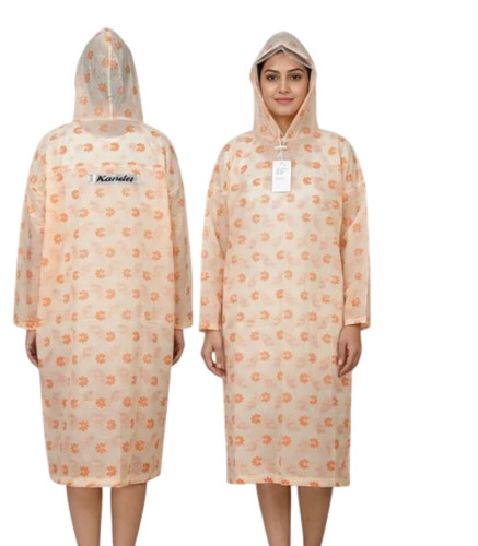 Women Printed Waterproof Rain Poncho P4