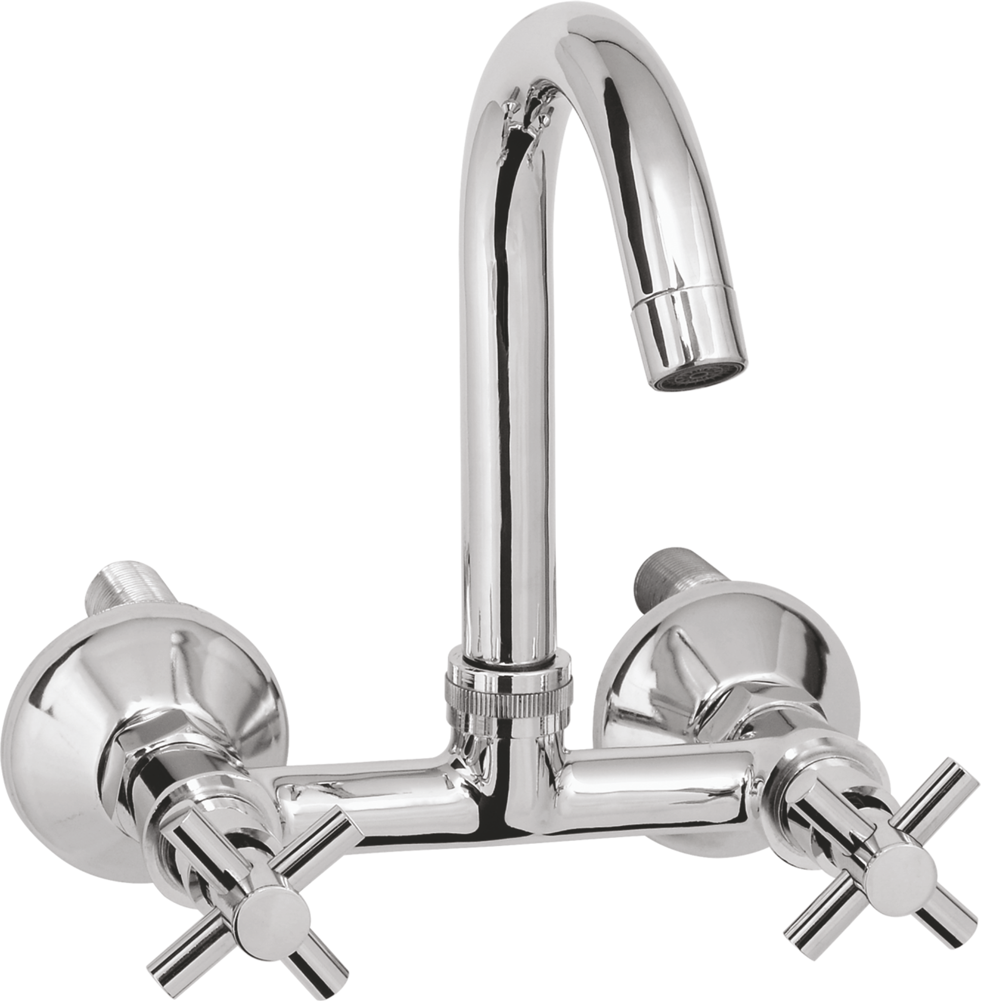 Xrossa Wall Mounted Sink Mixer Swivel Spout