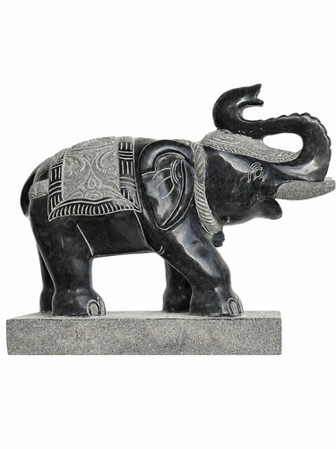1.5 ft Temple Guardian Elephant Statue