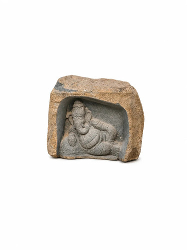 1.9 ft Ganesha Boulder Sculpture