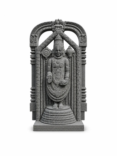 5.3 Ft Venkateswara Perumal With Temple Arch Statue