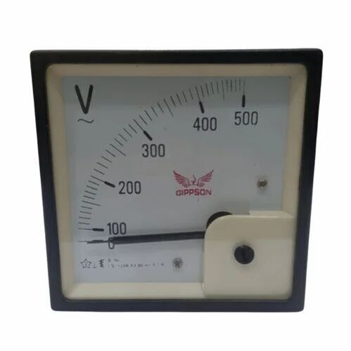500 V Square 96mm (4") Volt Meter