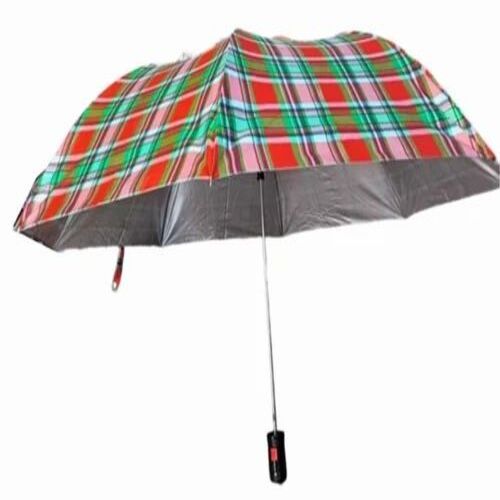 Check Printed Polyester Umbrella