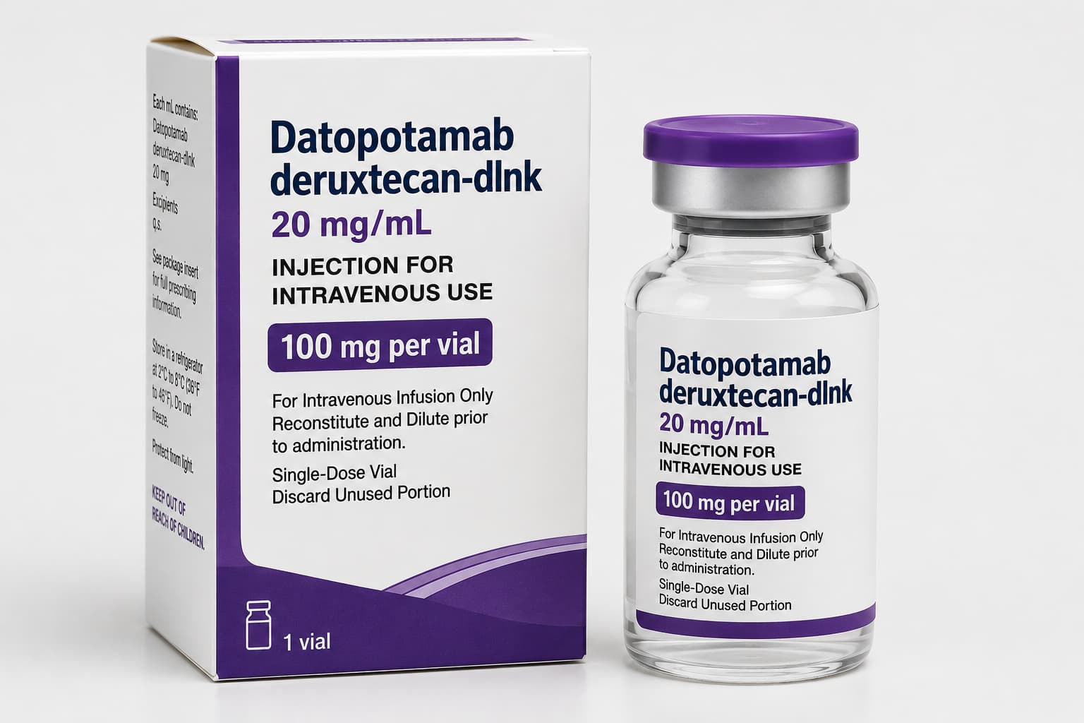 Datopotamab Deruxtecan-Dink 20 Mg/Ml Injection For Intravenous Use 100 Mg Per Vial