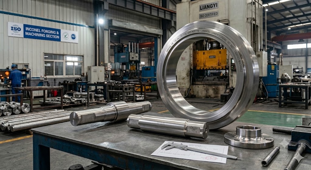 Inconel 718 Uns N07718 Ph Superalloy Forgings For Gas Turbines Aerospace Oil And Gas Discs Shafts Rings Bars - Application: Machine Parts