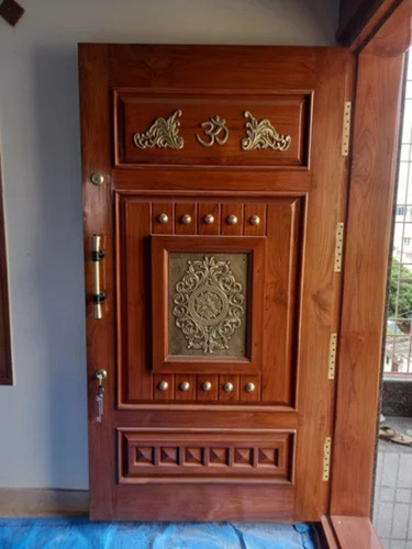 Polished Brass Main Doors