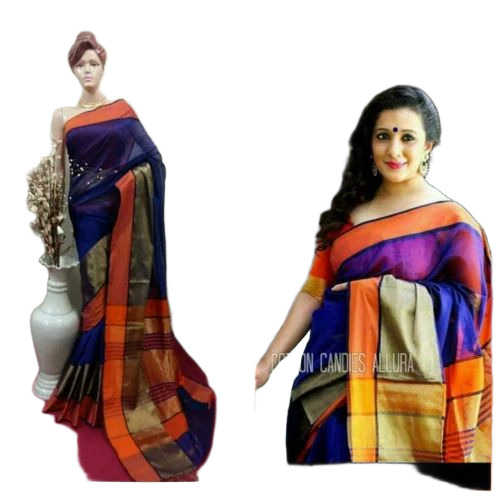 Printed Handloom Silk Sarees