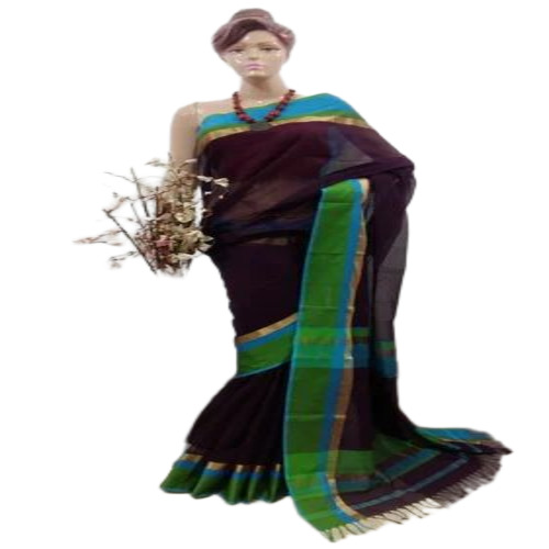 Purple Handloom Silk Saree
