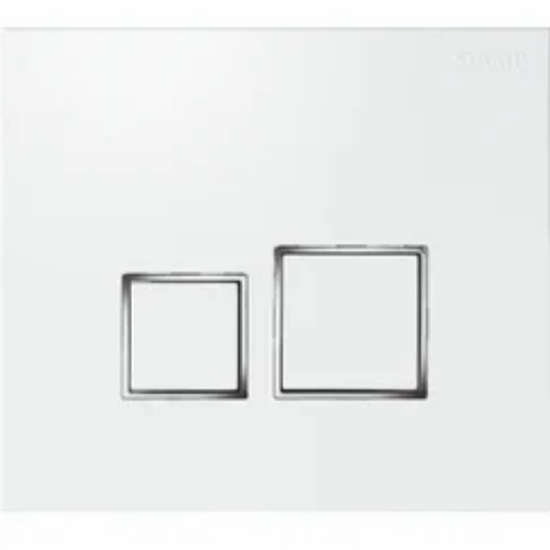 SIAMP Square White Flush Plate