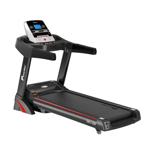 Tac 330 Semi Commercial AC Motorized Treadmill With Semi Auto Lubricating - 3 HP, 1300x450mm Running Surface, 0.8-15 km/hr, 130kg Max Weight, Durable Adjustable Treadmill Machine