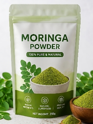 Moringa Powder - Grade: Organic Natural Grade