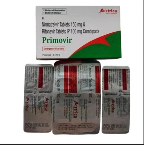 Nirmatrelvir Ritonavir Paxlovid Generic Primovir Tablets
