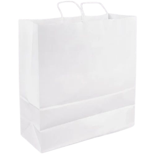 Plain White Paper Bag