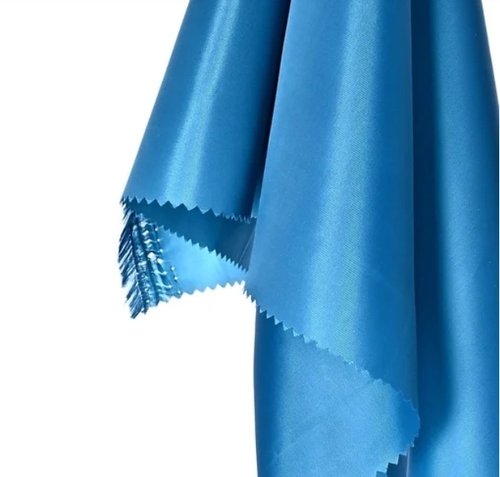 190t Plain 68 Inches Width Blue Taffeta Fabric