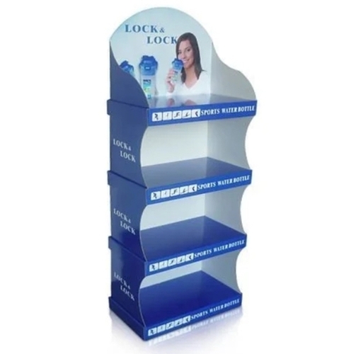 4 Feet Blue Pop Up Display Stand