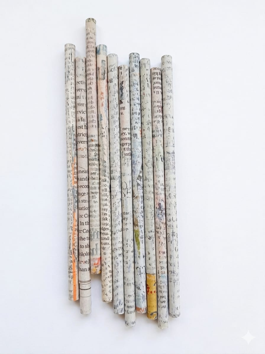 Carragreen Newspaper Pencils Pack of 12 