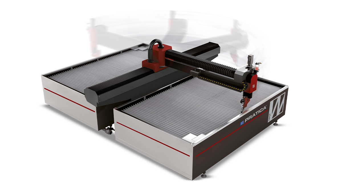 CNC Waterjet Cutting System, High-Throughput Gantry