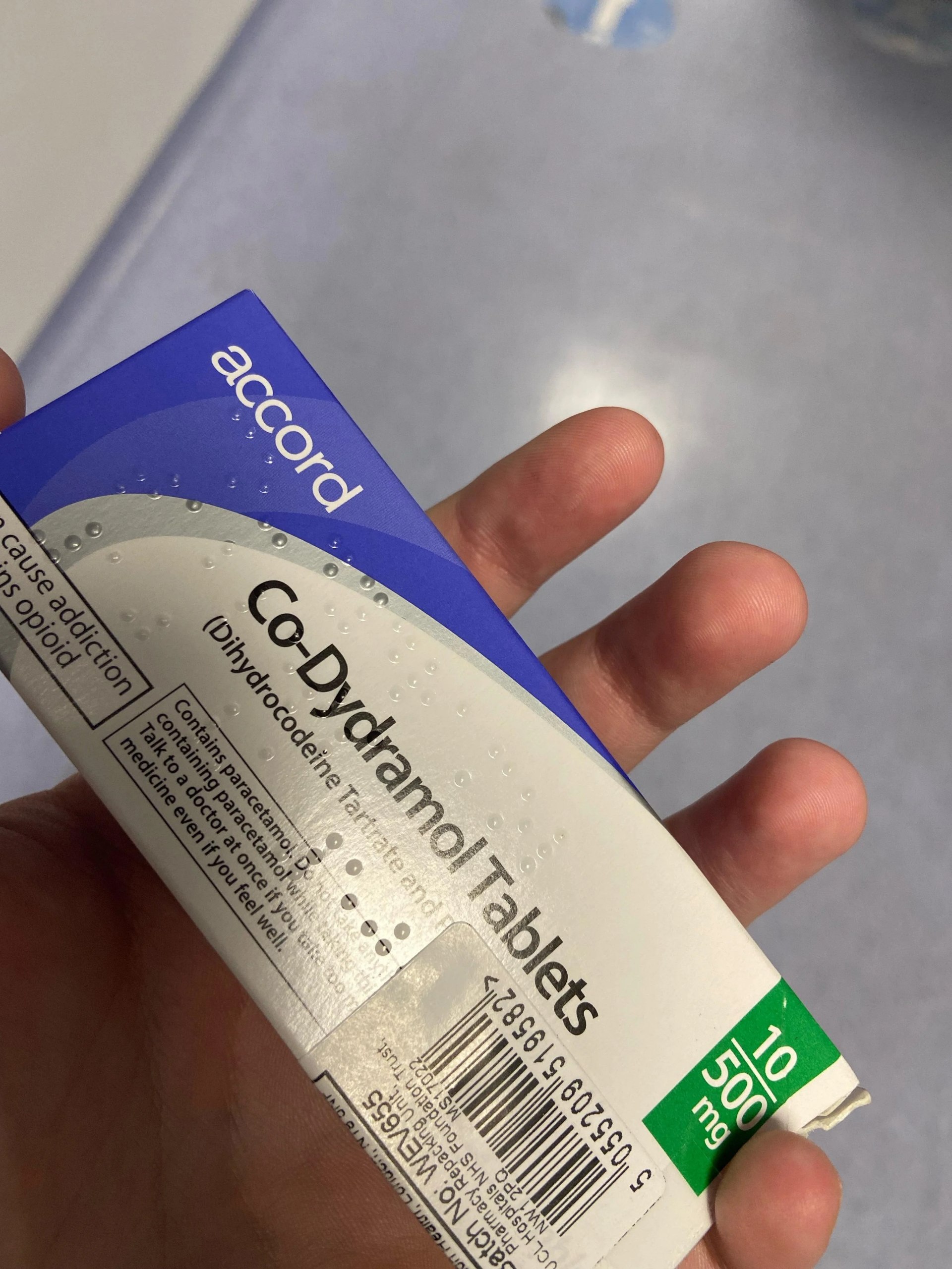 Codydramol Tablets 500mg