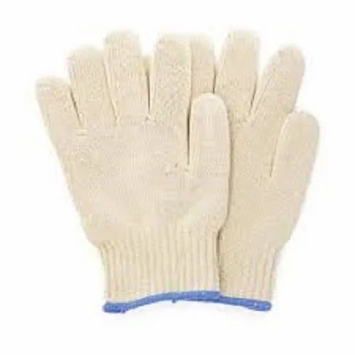 Cotton Knitted Safety Gloves