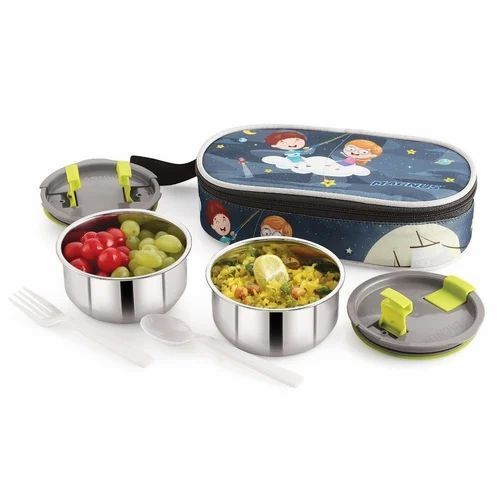 Kids Food Safe 2 Containers Lunch Box
