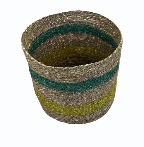 Multicolor Eco Friendly Sawai Grass Basket