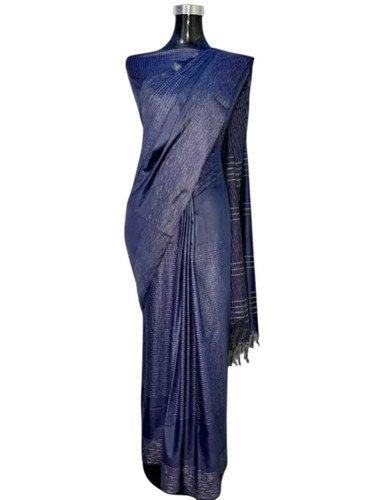 Navy Blue Kota Silk Saree