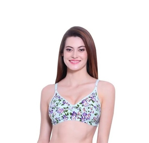 Printed Plain Bra