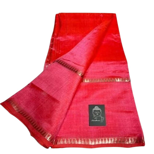 Silk Mangalgiri Temple Border Saree