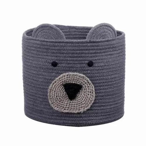 Stylist Gray Laundry Storage Basket