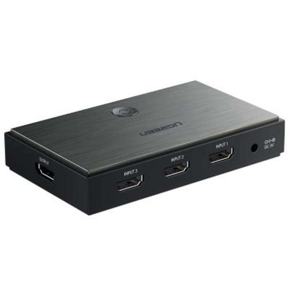 3 Port HDMI Switch 4K 3D 1x3 HDMI Video Switch Heavy Quality Metal Body
