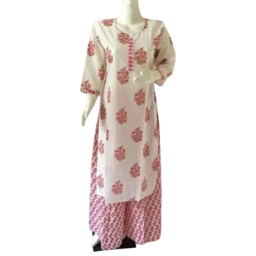 Cotton Ladies Kurti Set