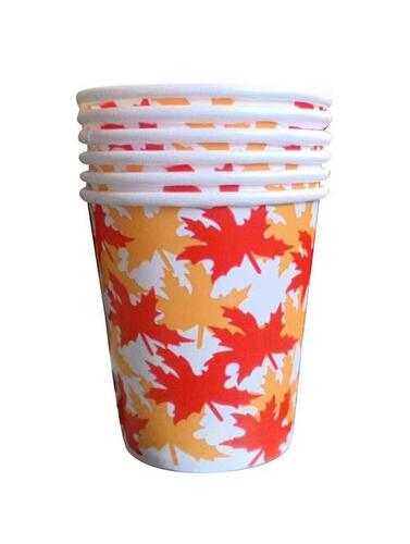 Floral Printed Disposable Juice Cup