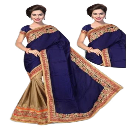 Ladies Designer Blue Saree