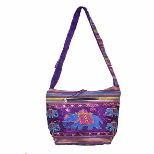 Ladies Jaipuri Sling Bag - Color: Multicolor