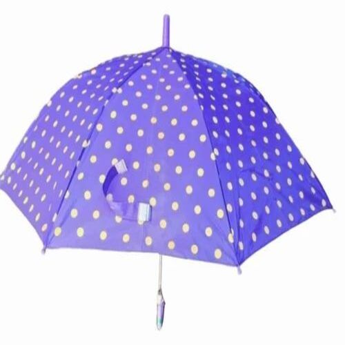 Purple Polyester Kids Umbrella