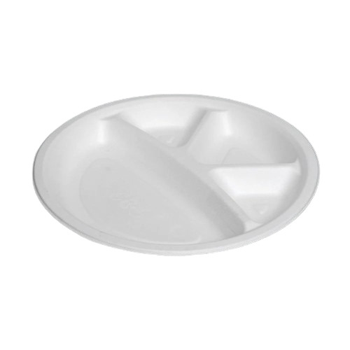 Round White Paper Plate