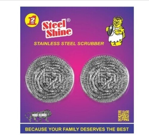 Steel Shine 2 in 1 Steel Scrubber