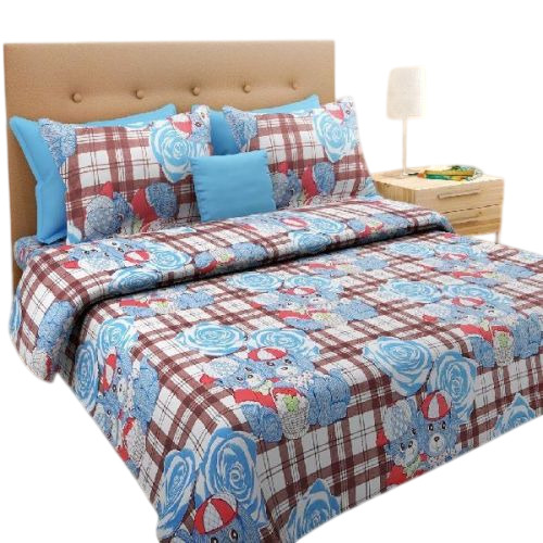 Colored Poly Cotton Bedsheet