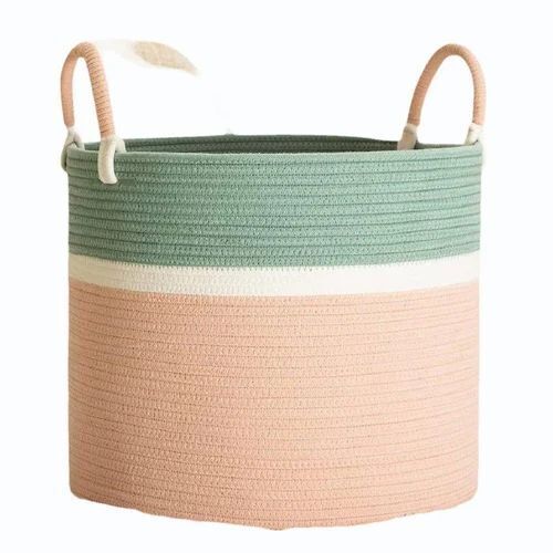 Cotton Round Rope Basket