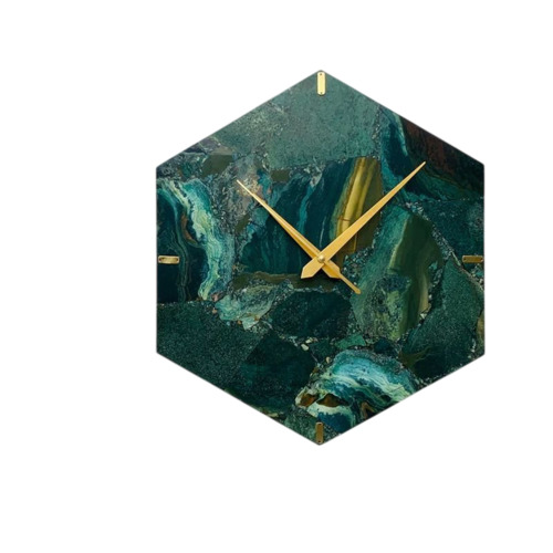 Designer Agate Analog Clock
