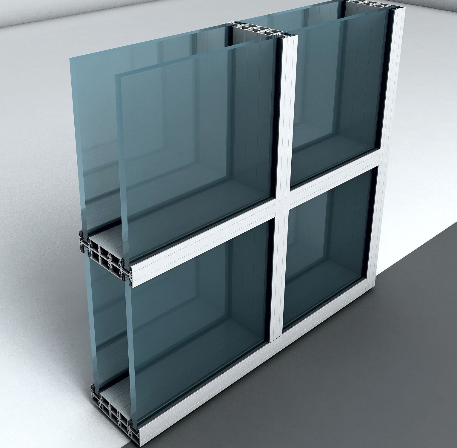GPC18100D Crittall Acoustic Glass Partition