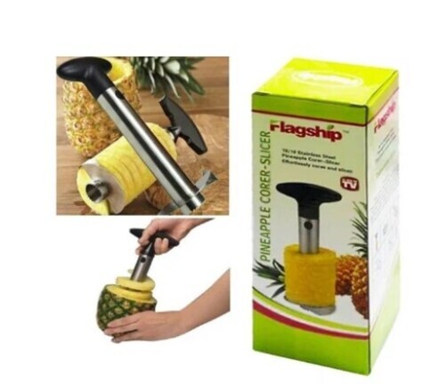 Heavy Stainless Steel Fruit Pineapple Corer Slicer