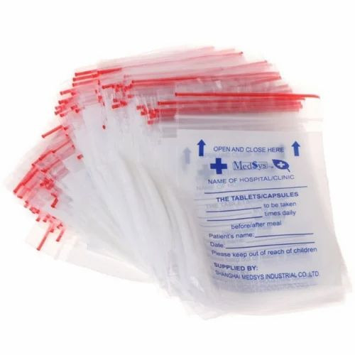 Ldpe Medicine Zip Bag