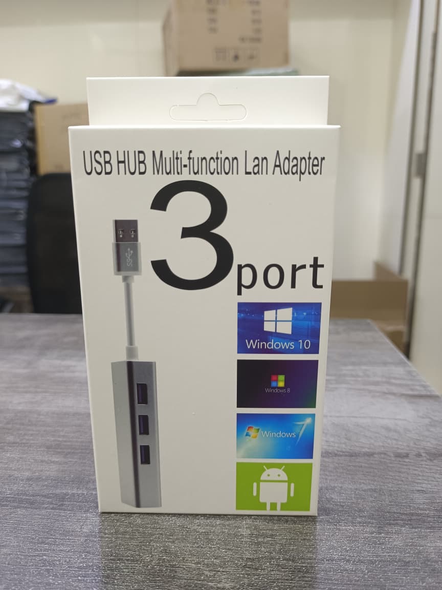 Multi Function USB Hub LAN Adapter for Laptop Computer Windows USB Hub